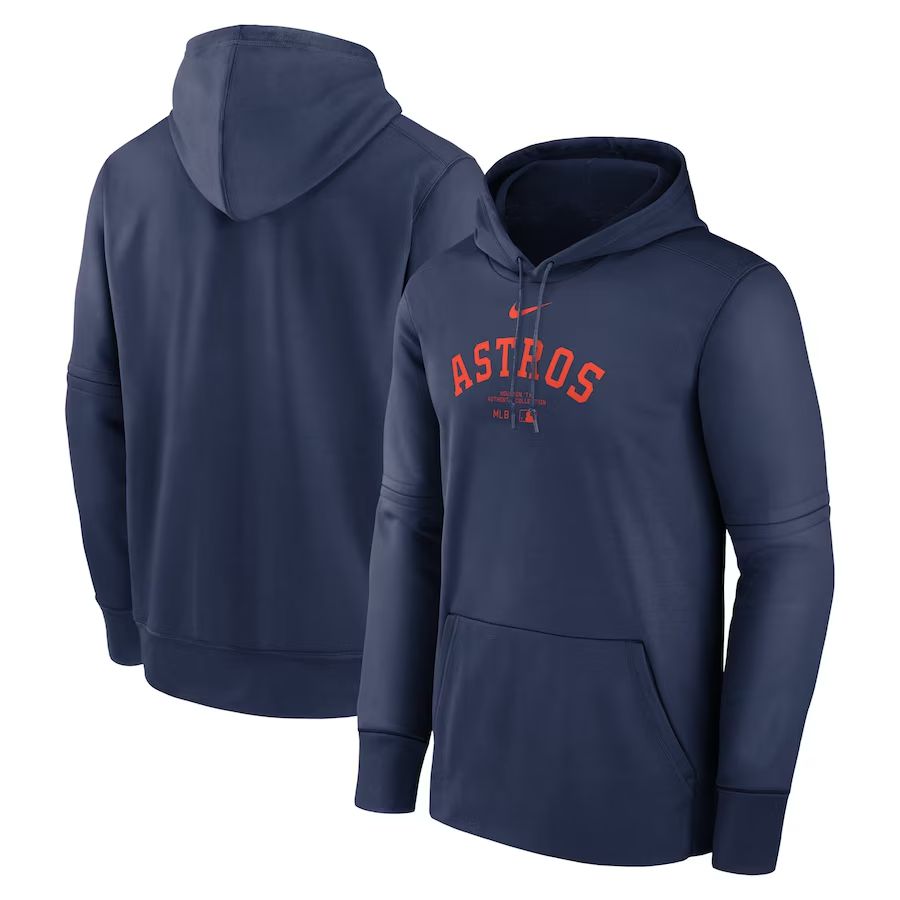Men 2025 MLB Houston Astros Drak blue Nike hoodie style 3->houston astros->MLB Jersey